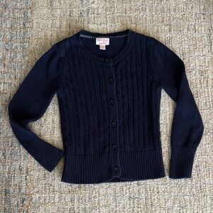 Crewcuts Midnight Blue Button-Up Cardigan